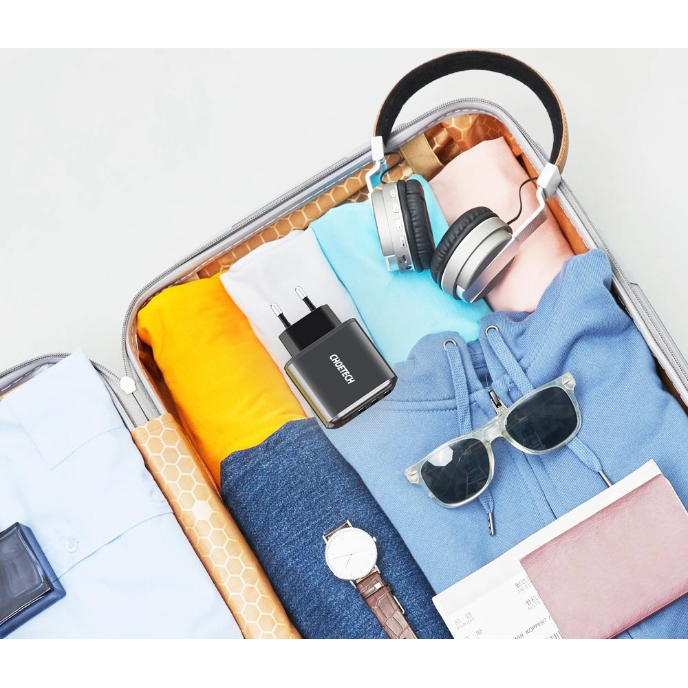 Ładowarka sieciowa Choetech Q5009-EU 3x USB-A 3,4A czarny