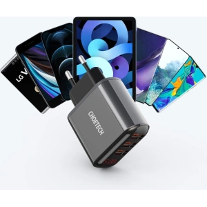 Kup Ładowarka sieciowa Choetech Q5009-EU 3x USB-A 3,4A czarny - CHT78 - {ean13} - Sklep Home Screen