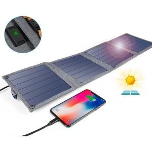 Kup Ładowarka solarna Choetech SC004 USB-A 14W rozkładana szara - CHT80 - {ean13} - Sklep Home Screen