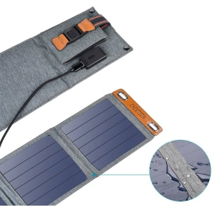 Kup Ładowarka solarna Choetech SC004 USB-A 14W rozkładana szara - CHT80 - {ean13} - Sklep Home Screen