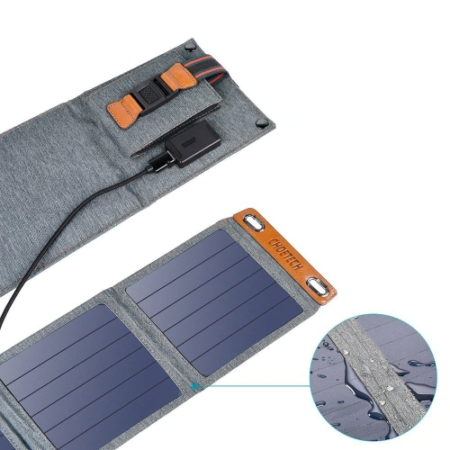 Kup Solární nabíječka Choetech SC004 USB-A 14W skládací šedá - CHT80 - {ean13} - Sklep Home Screen