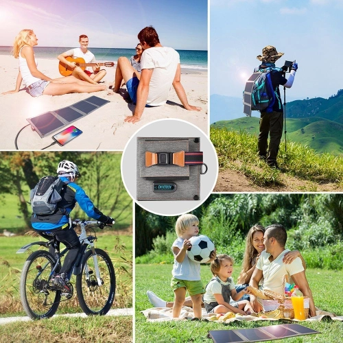Kup Solární nabíječka Choetech SC004 USB-A 14W skládací šedá - CHT80 - {ean13} - Sklep Home Screen
