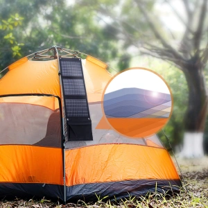 Choetech Solarladegerät SC005 22W faltbar 2xUSB-A schwarz