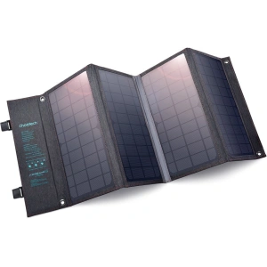 Buy Choetech SC006 Solar Charger USB-A, USB-C 36W QC PD gray - CHT82 - {ean13} - Home Screen Store Europe