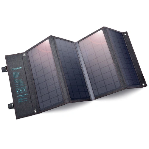 Buy Choetech SC006 Solar Charger USB-A, USB-C 36W QC PD gray - CHT82 - {ean13} - Home Screen Store Europe