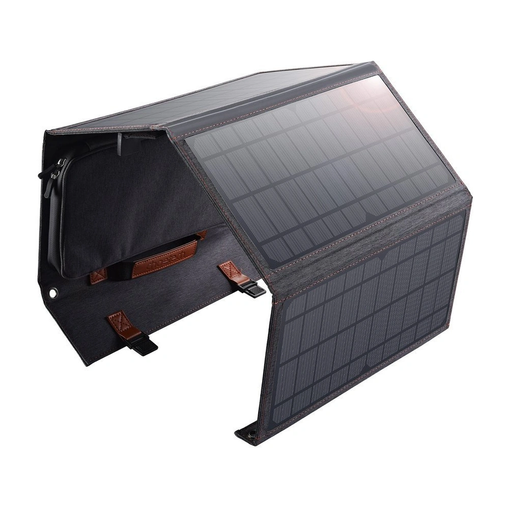 Ładowarka solarna Choetech SC006 USB-A, USB-C 36W QC PD szara