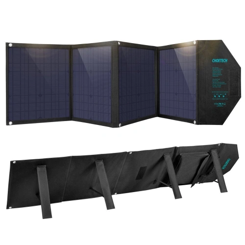 Kup Choetech Solarladegerät SC007 80W faltbar DC, USB-C, 2xUSB-A PD, QC schwarz - CHT83 - {ean13} - Sklep Home Screen
