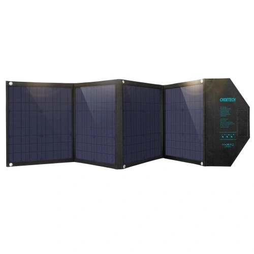 Kup Ładowarka solarna Choetech SC007 80W rozkładana DC, USB-C, 2xUSB-A PD, QC czarna - CHT83 - {ean13} - Sklep Home Screen