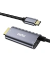 Choetech 1.8m Adapter HUB XCH-M18GY USB-C/HDMI 4K - USB-C PD für MacBook/PC grau
