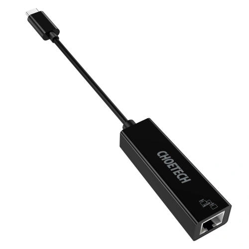 Kup Zewnętrzna karta sieciowa Choetech HUB-R01 RJ45/USB-C (1000Mbps) Ethernet czarna - CHT85 - {ean13} - Sklep Home Screen