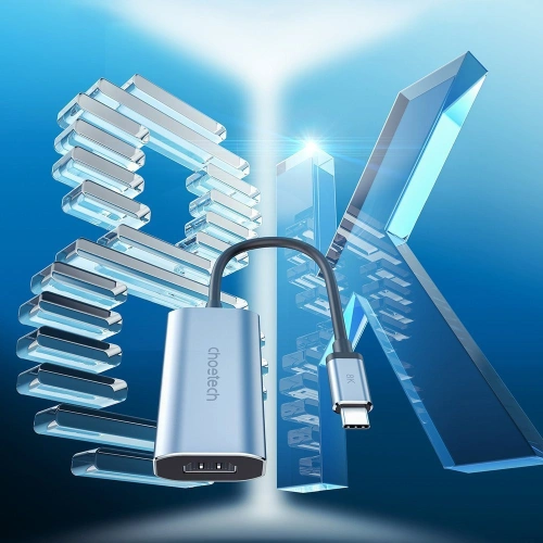 Buy Choetech HUB-H16 Adapter USB-C/HDMI 8K 60Hz gray - CHT89 - {ean13} - Home Screen Store Europe