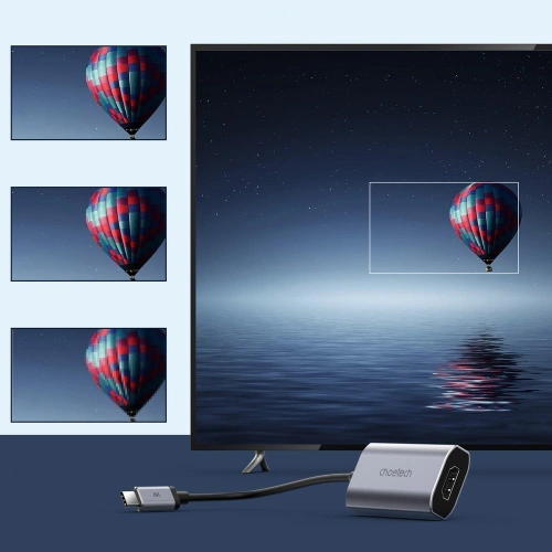 Buy Choetech HUB-H16 Adapter USB-C/HDMI 8K 60Hz gray - CHT89 - {ean13} - Home Screen Store Europe