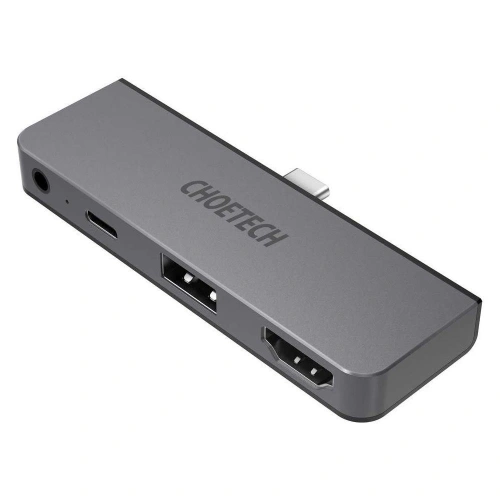 Buy Choetech HUB-M13 HUB 4in1 USB-C 60W PD black - CHT90 - {ean13} - Home Screen Store Europe