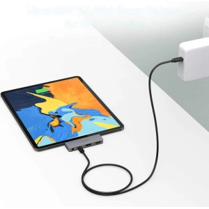 Kup Adapter HUB Choetech HUB-M13 4w1 USB-C 60W PD czarny - CHT90 - {ean13} - Sklep Home Screen