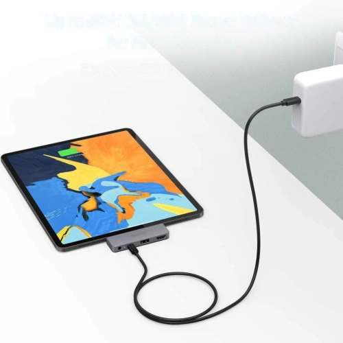 Buy Choetech HUB-M13 HUB 4in1 USB-C 60W PD black - CHT90 - {ean13} - Home Screen Store Europe