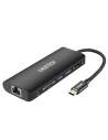Choetech HUB-M05 HUB 6in1 USB-C 100W PD black