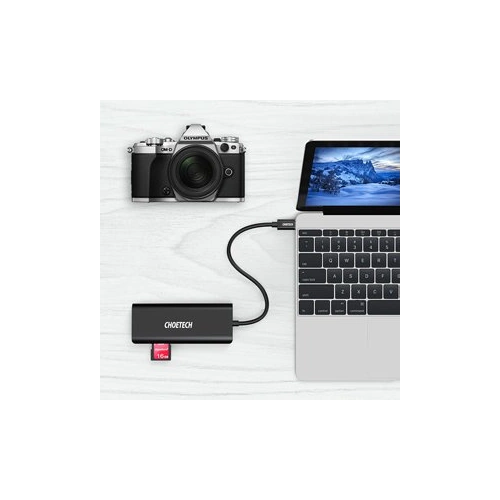 Buy Choetech HUB-M05 HUB 6in1 USB-C 100W PD black - CHT92 - {ean13} - Home Screen Store Europe