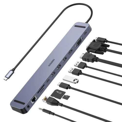 Kup Adaptér HUB Choetech HUB-M20 11v1 USB-C 100W PD šedý - CHT93 - {ean13} - Sklep Home Screen