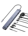 Choetech HUB-M20 HUB 11in1 USB-C 100W PD gray