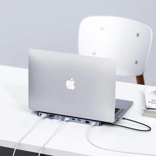 Buy Choetech HUB-M20 HUB 11in1 USB-C 100W PD gray - CHT93 - {ean13} - Home Screen Store Europe