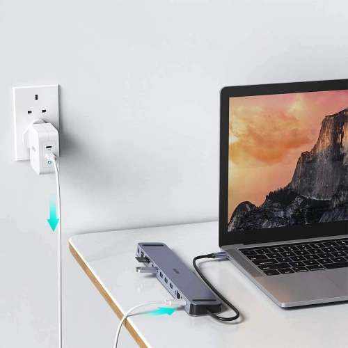Buy Choetech HUB-M20 HUB 11in1 USB-C 100W PD gray - CHT93 - {ean13} - Home Screen Store Europe