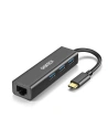 Choetech HUB-U02BK HUB 4in1 USB-C/3x USB 3.0 - RJ-45 gray