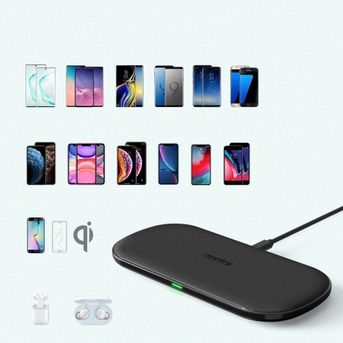 Kup Încărcător wireless Choetech T535-S (H) 2w1 Qi 10W negru - CHT95 - {ean13} - Sklep Home Screen