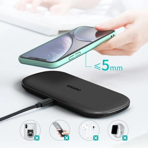 Kup Încărcător wireless Choetech T535-S (H) 2w1 Qi 10W negru - CHT95 - {ean13} - Sklep Home Screen