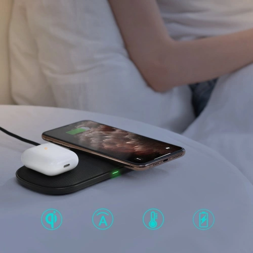 Kup Încărcător wireless Choetech T535-S (H) 2w1 Qi 10W negru - CHT95 - {ean13} - Sklep Home Screen