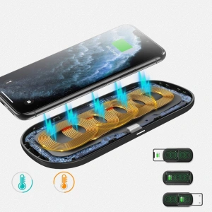 Kup Ładowarka bezprzewodowa Choetech T535-S (H) 2w1 Qi 10W czarny - CHT95 - {ean13} - Sklep Home Screen
