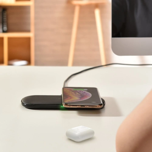 Buy Choetech T535-S (H) Wireless Charger 2in1 Qi 10W black - CHT95 - {ean13} - Home Screen Store Europe
