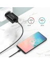 Kup Hálózati töltő Choetech Q5003 QC3.0 18W 3A + USB-A/USB-C kábel 1m fekete - CHT96 - {ean13} - Sklep Home Screen
