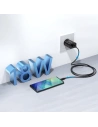 Kup Hálózati töltő Choetech Q5003 QC3.0 18W 3A + USB-A/USB-C kábel 1m fekete - CHT96 - {ean13} - Sklep Home Screen