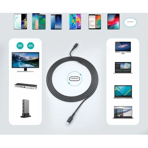Kup Kabel Choetech XCC-1007 USB-C/USB-C 3.2 Gen 2 100W PD 2m czarny - CHT97 - {ean13} - Sklep Home Screen