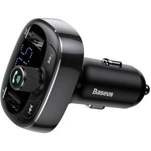 Kup Transmiter FM Baseus T-typed S-09 Bluetooth (czarny) - BSU4329 - {ean13} - Sklep Home Screen
