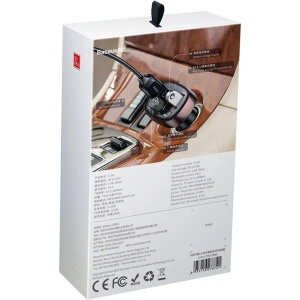 Buy Baseus T-typed S-09 Transmitter FM Bluetooth (black) - BSU4329 - {ean13} - Home Screen Store Europe