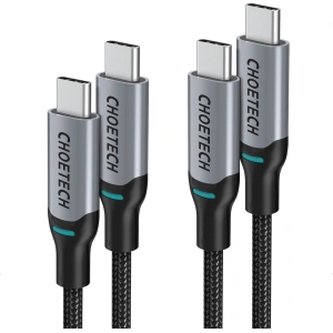 Buy Choetech MIX00073 USB-C/USB-C Cable PD 100W 5A 1,8m black [2 PACK] - CHT100 - {ean13} - Home Screen Store Europe
