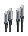 Choetech Kabel MIX00073 USB-C/USB-C PD 100W 5A 1.8m schwarz [2 PACK]