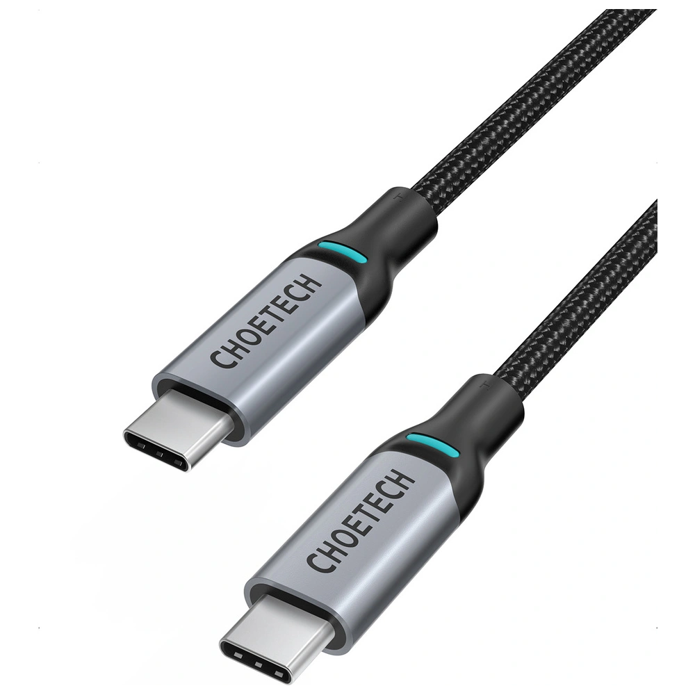 Kabel Choetech MIX00073 USB-C/USB-C PD 100W 5A 1,8m czarny [2 PACK]