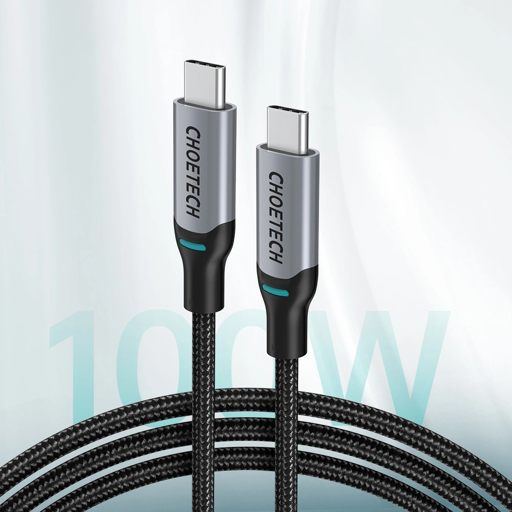 Kabel Choetech MIX00073 USB-C/USB-C PD 100W 5A 1,8m czarny [2 PACK]