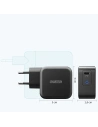 Kup Ładowarka sieciowa Choetech Q6006 GaN USB-C 60W PD + kabel USB-C/USB-C 1,8m czarny - CHT101 - {ean13} - Sklep Home Screen