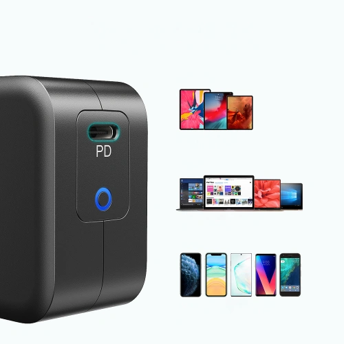 Kup Ładowarka sieciowa Choetech Q6006 GaN USB-C 60W PD + kabel USB-C/USB-C 1,8m czarny - CHT101 - {ean13} - Sklep Home Screen