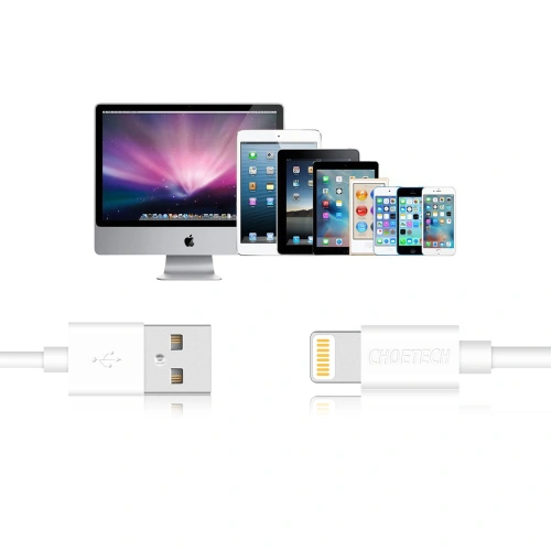 Kup Cablul Choetech IP0027 USB-A/Lightning MFI 1,8m alb - CHT102 - {ean13} - Sklep Home Screen