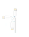 Kup Kabel Choetech IP0027 USB-A/Lightning MFI 1,8m bílý - CHT102 - {ean13} - Sklep Home Screen