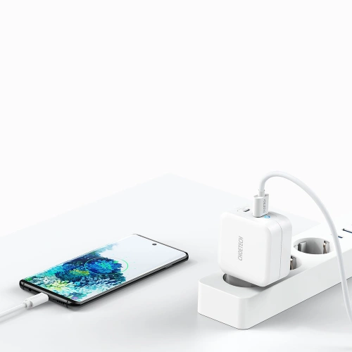 Kup Ładowarka sieciowa Choetech PD8002 GaN USB-C PD USB-A QC 3.0 65W 3,25A biały - CHT103 - {ean13} - Sklep Home Screen