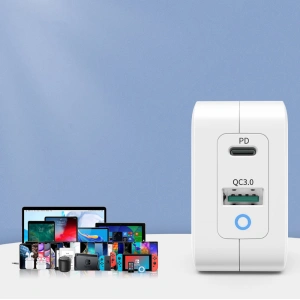 Kup Ładowarka sieciowa Choetech PD8002 GaN USB-C PD USB-A QC 3.0 65W 3,25A biały - CHT103 - {ean13} - Sklep Home Screen