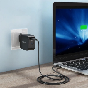 Kup Ładowarka sieciowa Choetech Q6006 GaN USB-C 61W 3A PD czarny - CHT104 - {ean13} - Sklep Home Screen