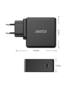 Kup Ładowarka sieciowa Choetech Q4004-EU USB-C PD 60W 3A czarny - CHT105 - {ean13} - Sklep Home Screen