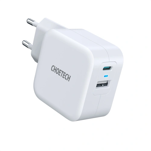 Kup Choetech Ladegerät PD5002-EU QC PD 38W 5A USB-C + USB-A weiß - CHT106 - {ean13} - Sklep Home Screen