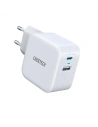 Ładowarka sieciowa Choetech PD5002-EU QC PD 38W 5A USB-C + USB-A biały